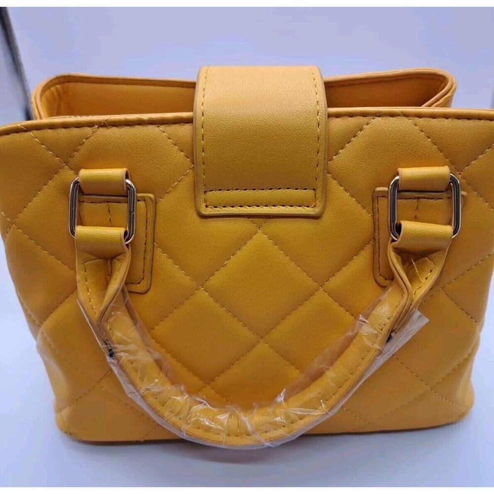 Bebe Women's Kellen Satchel Bag Sunflower‎ Small - Picture 3 of 12